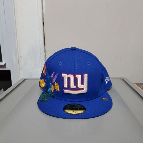 New York Giants NFL Size 7 1/2 Blooming Blue 59FIFTY Fitted Cap New Era - Picture 1 of 11